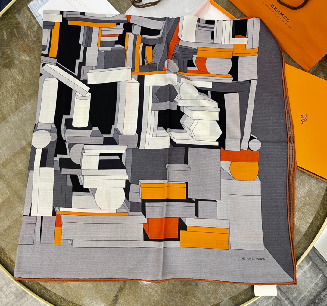 Hermes爱马仕21新品丝毛方巾
