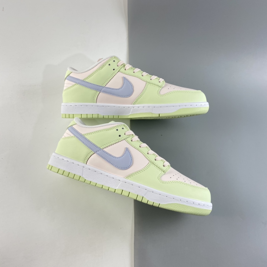 P280  NIKE Dunk SB Low SP 冰柠黄粉复古低帮休闲运动滑板板鞋 DD1503-600