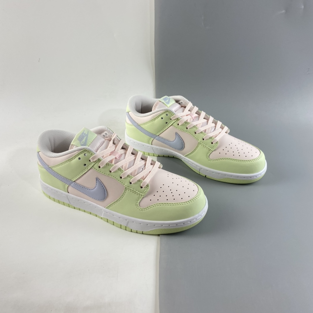 P280  NIKE Dunk SB Low SP 冰柠黄粉复古低帮休闲运动滑板板鞋 DD1503-600