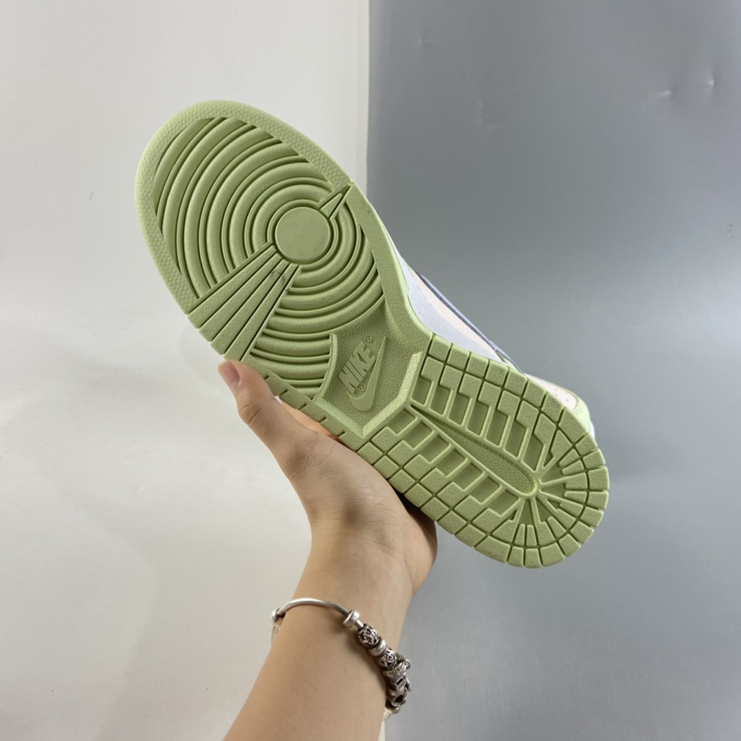 P280  NIKE Dunk SB Low SP 冰柠黄粉复古低帮休闲运动滑板板鞋 DD1503-600