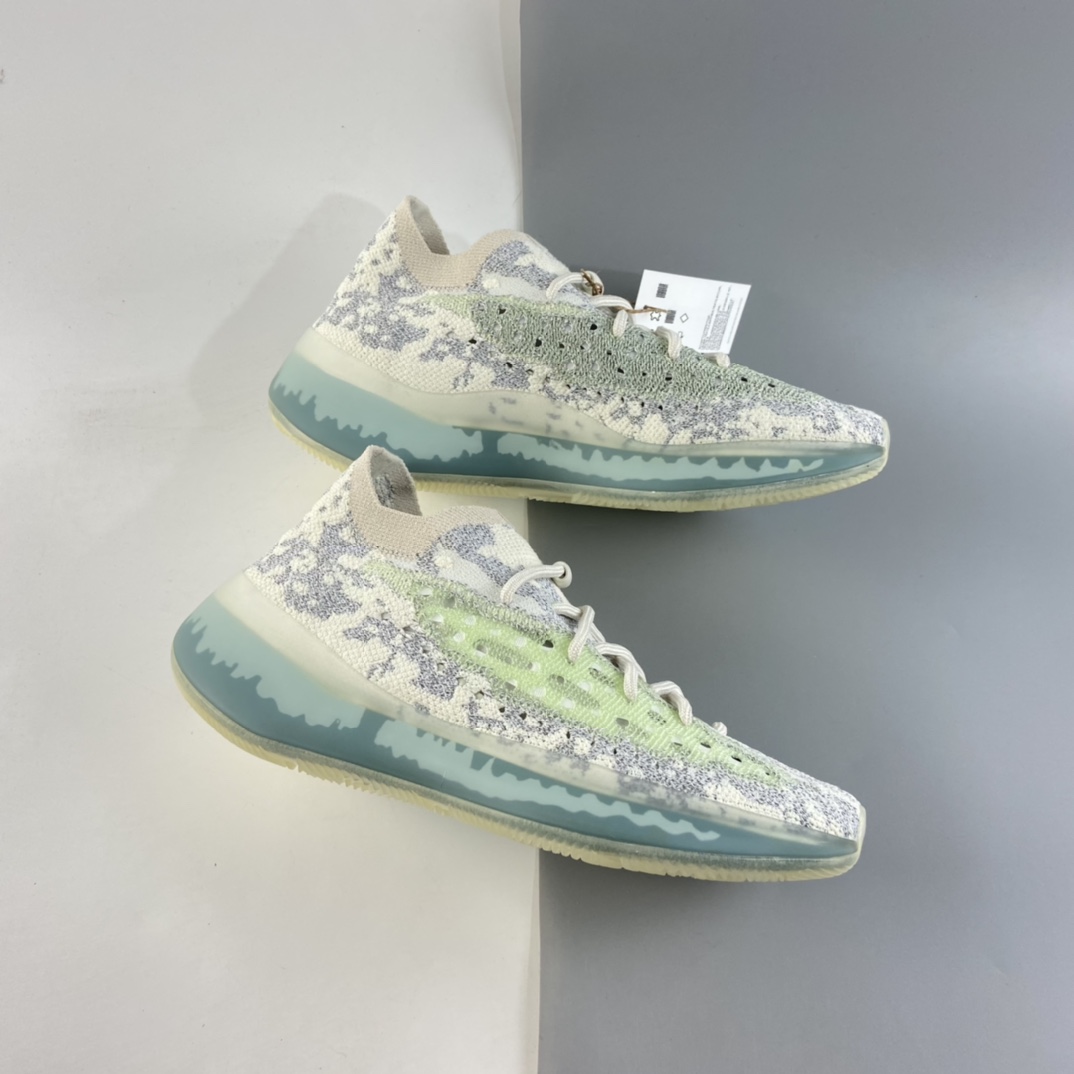 P360  Ad Originals YEEZY BOOST 380 V1“Alien Blue”百搭轻便袜子慢跑鞋 GW0304