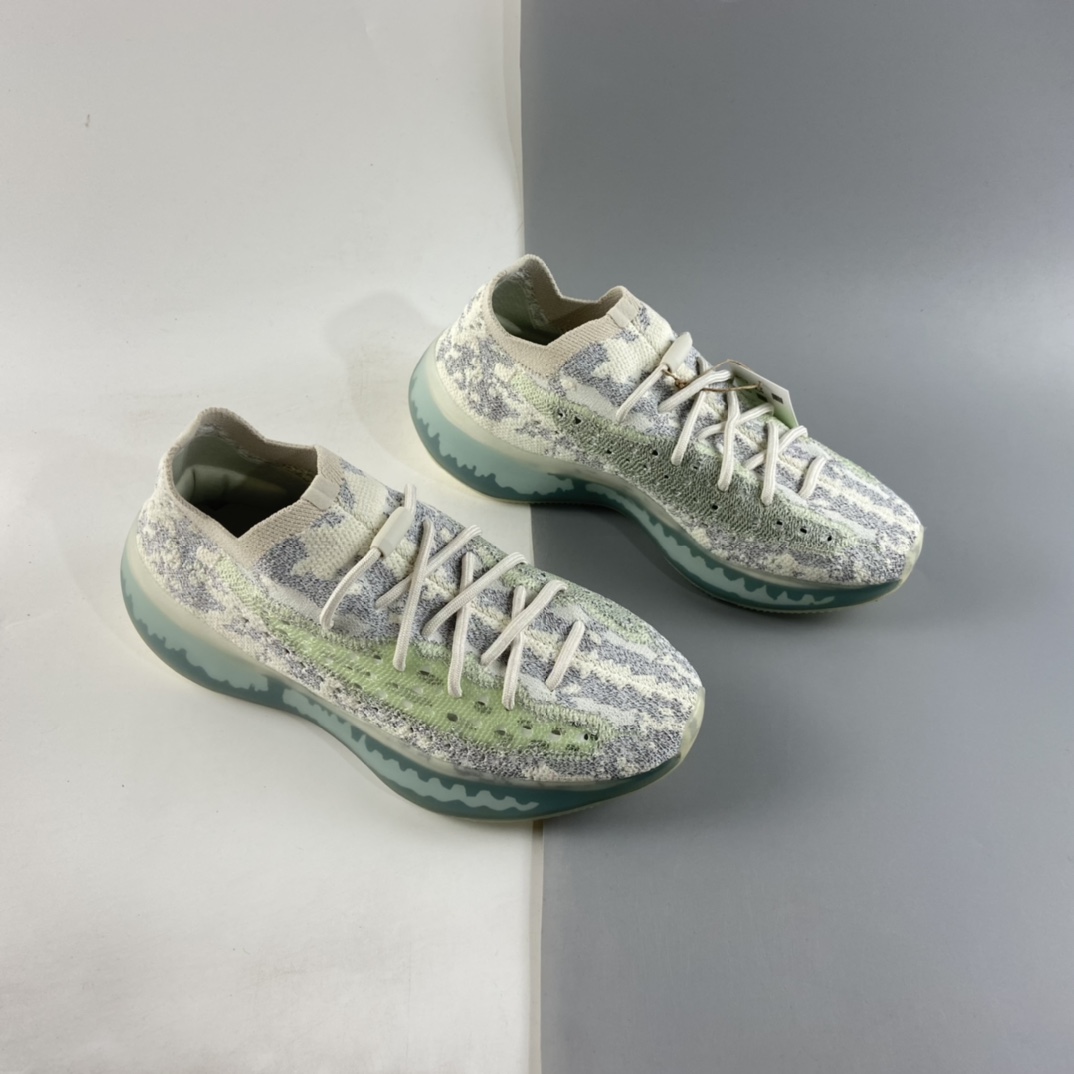 P360  Ad Originals YEEZY BOOST 380 V1“Alien Blue”百搭轻便袜子慢跑鞋 GW0304