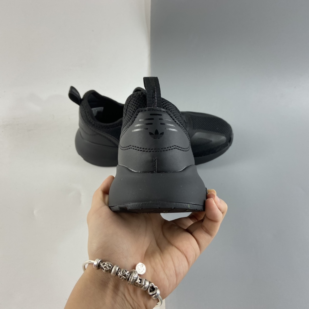 P120  Ad ZX 2K Boost 网纱针织呼吸面套脚休闲运动慢跑鞋 童鞋 FW2363