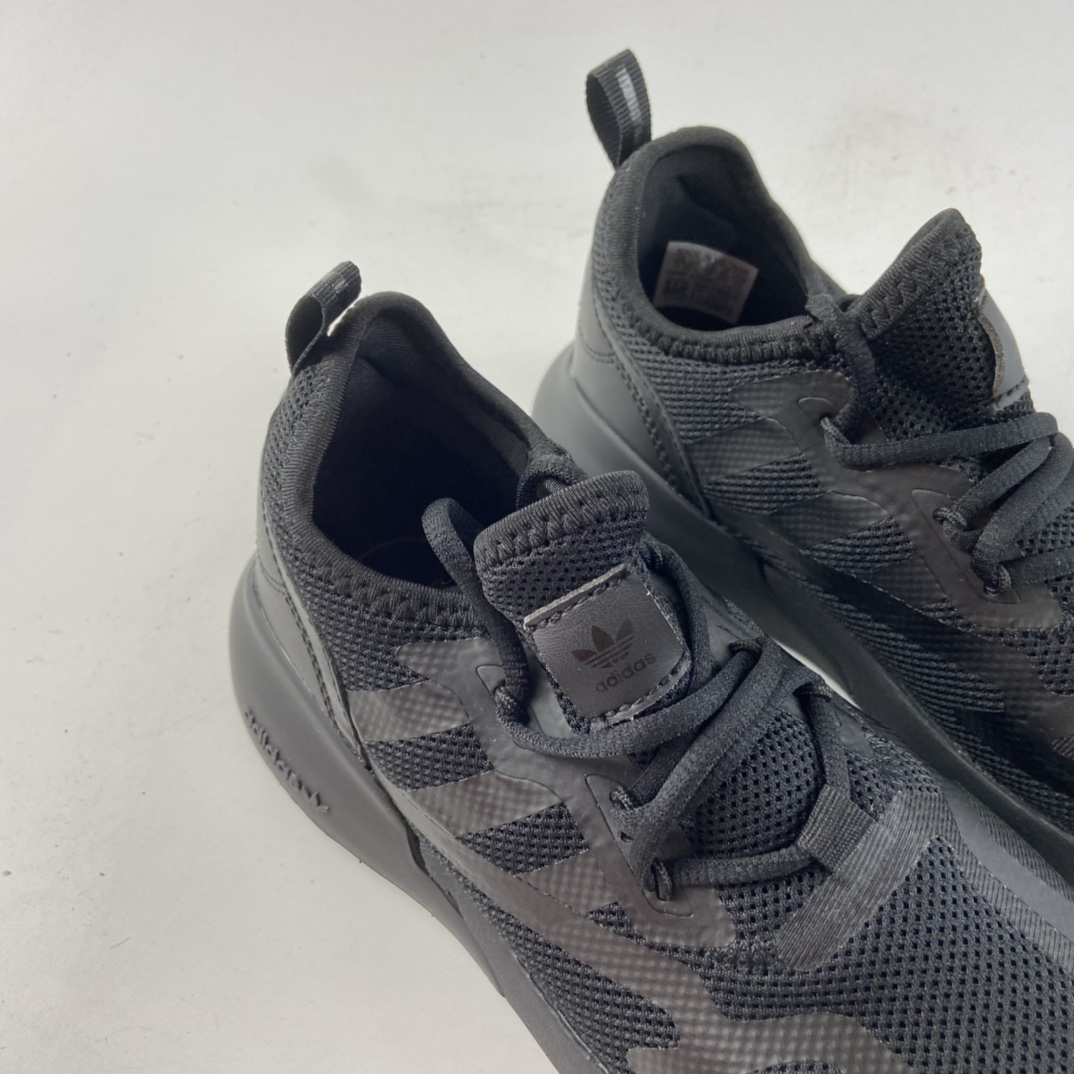 P120  Ad ZX 2K Boost 网纱针织呼吸面套脚休闲运动慢跑鞋 童鞋 FW2363