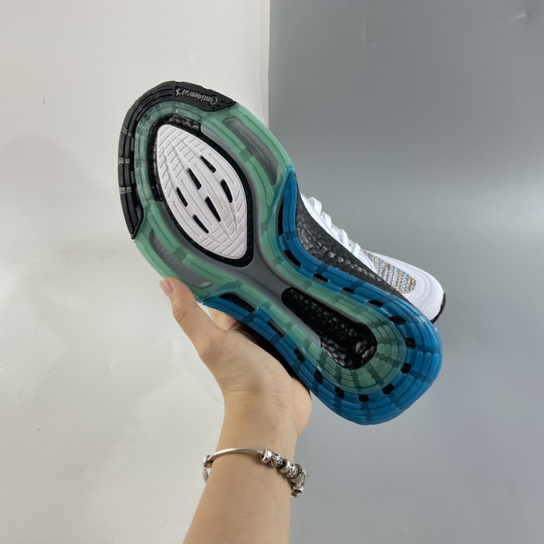 P200  AD UltraBoost 21 加厚爆米花袜套式针织鞋面休闲运动慢跑鞋 GZ3194