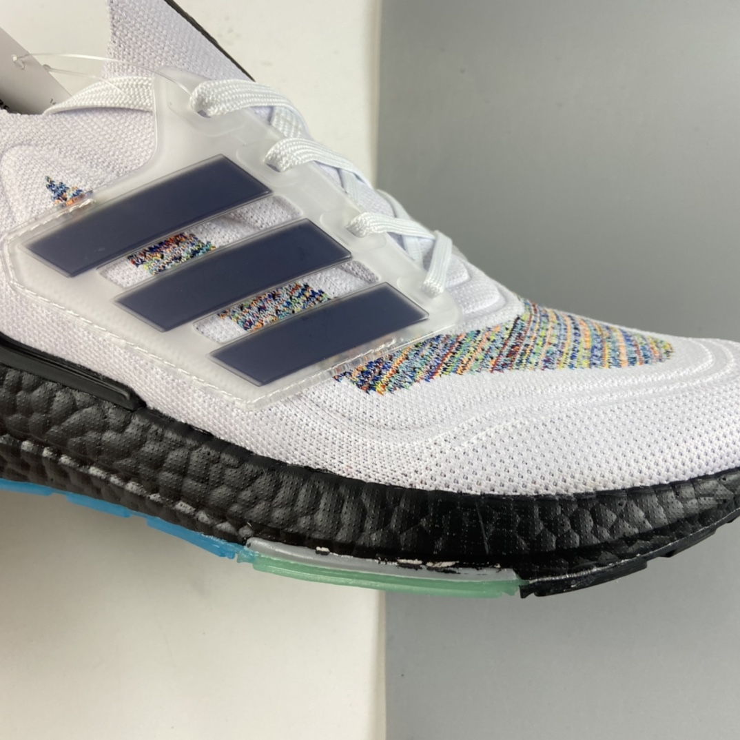 P200  AD UltraBoost 21 加厚爆米花袜套式针织鞋面休闲运动慢跑鞋 GZ3194