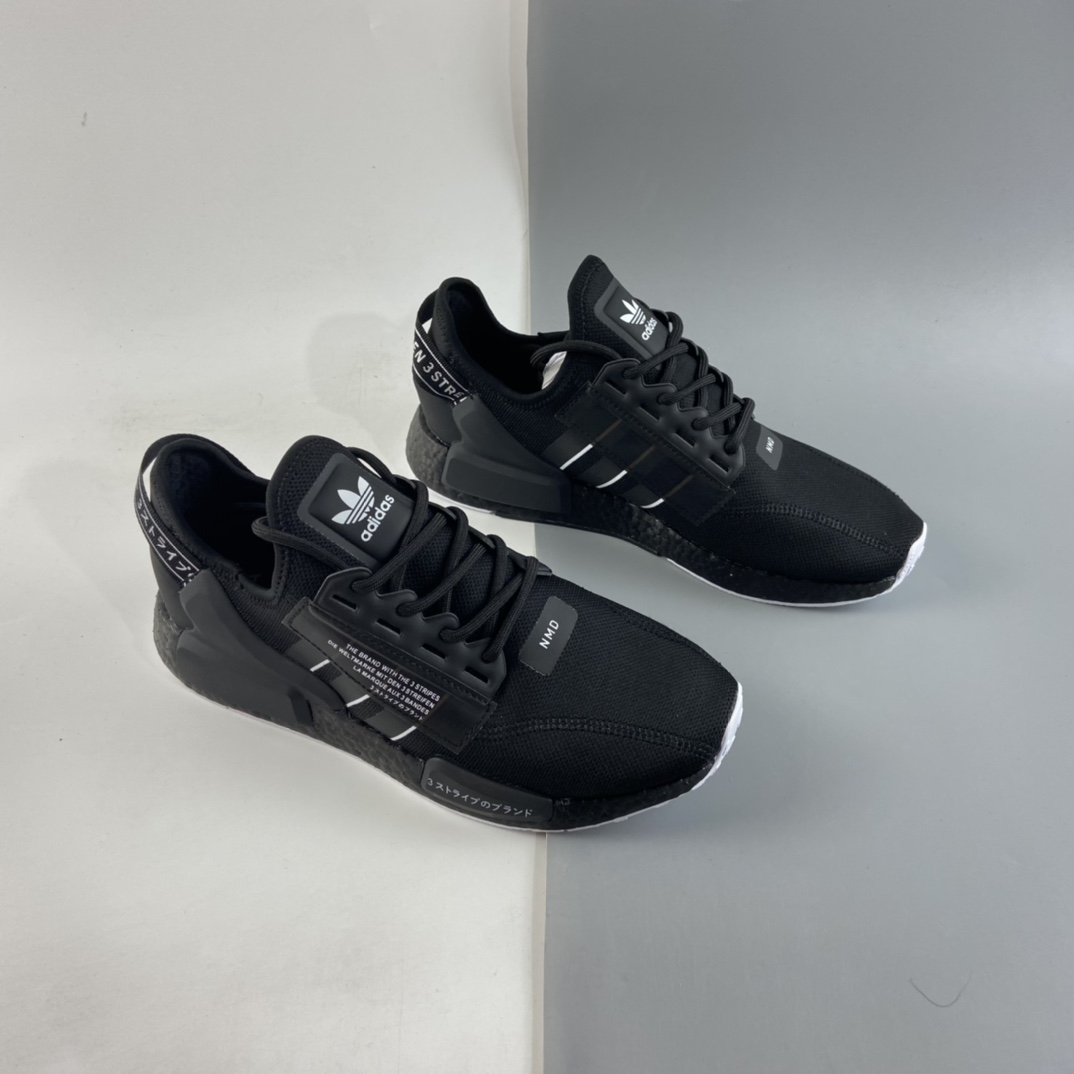 P200  Ad NMD Boost 阿迪达斯爆米花超弹中底 针织网面休闲跑鞋 GV7556