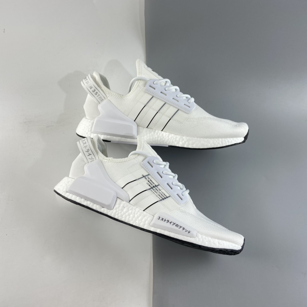 P200  Ad NMD Boost 阿迪达斯爆米花超弹中底 针织网面休闲跑鞋 GV7557