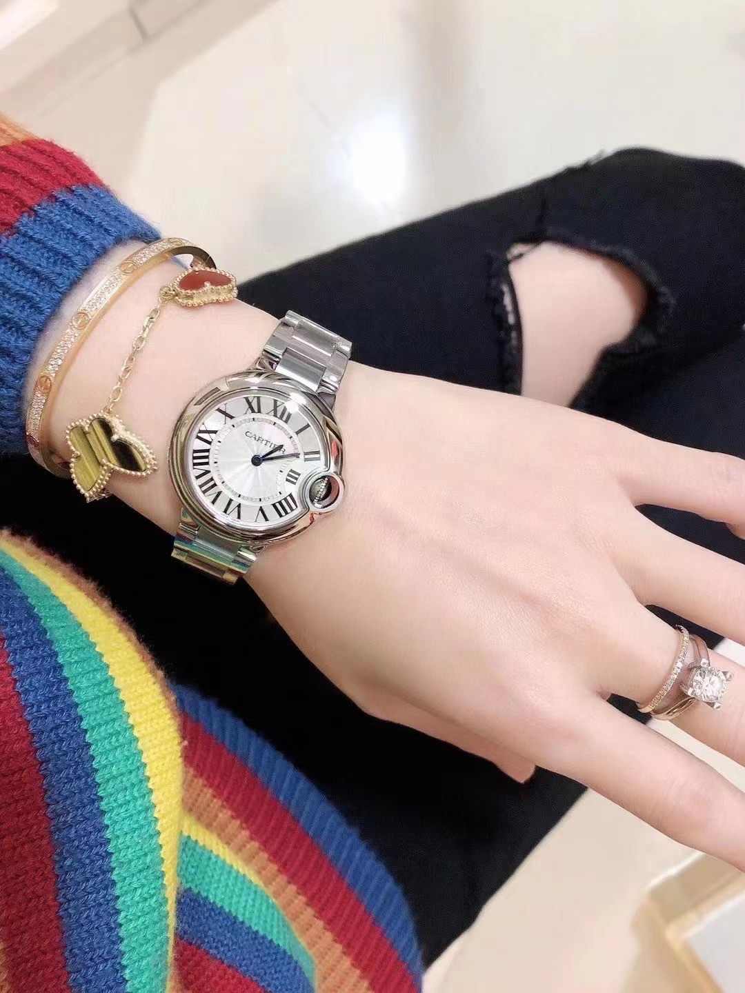 Cartier 你们一直想找我推荐送老婆送情人的 蓝气球~33mm来了，上手 原装机芯系列