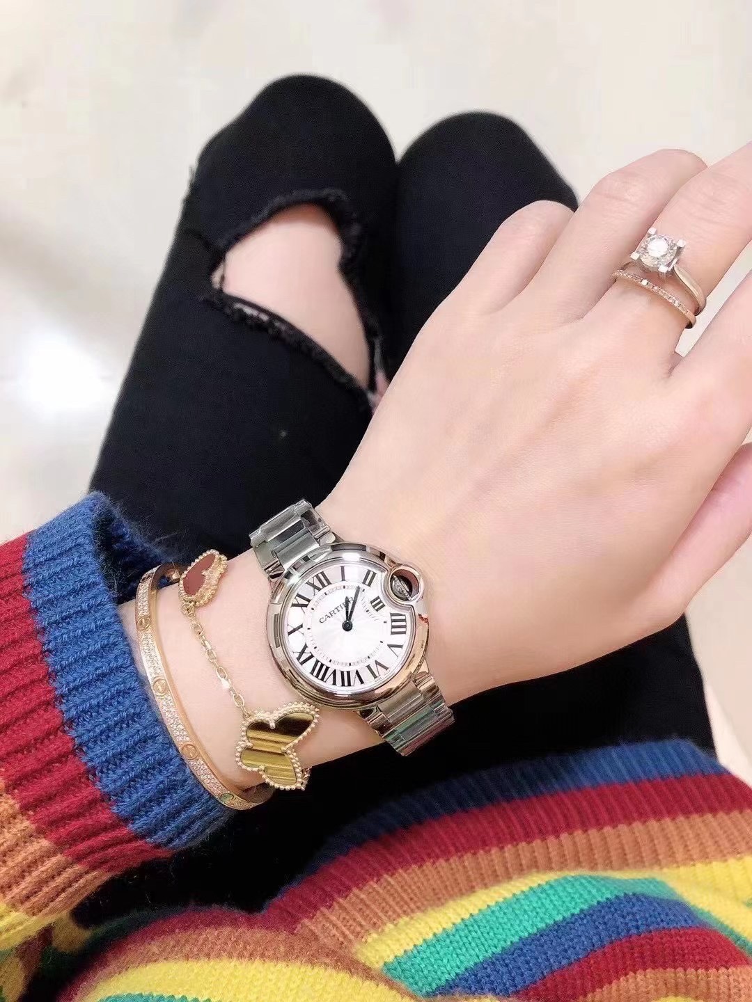 Cartier 你们一直想找我推荐送老婆送情人的 蓝气球~33mm来了，上手 原装机芯系列
