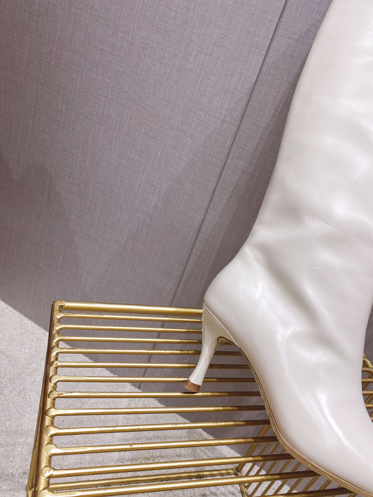 出厂价 🆕By Far 2025秋冬上新 气质款 全皮版 小猫跟 新款长靴 1:1 正品购入 小方头 更