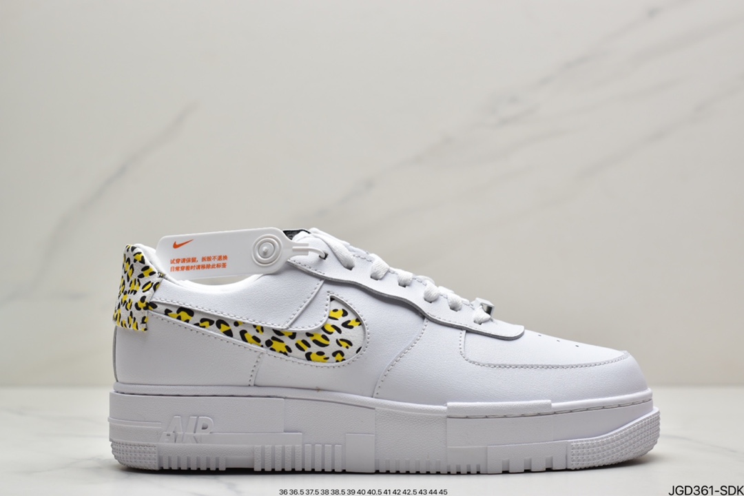 180 耐克/NIKE 耐克空军低帮板鞋  白豹纹 DH9632-101