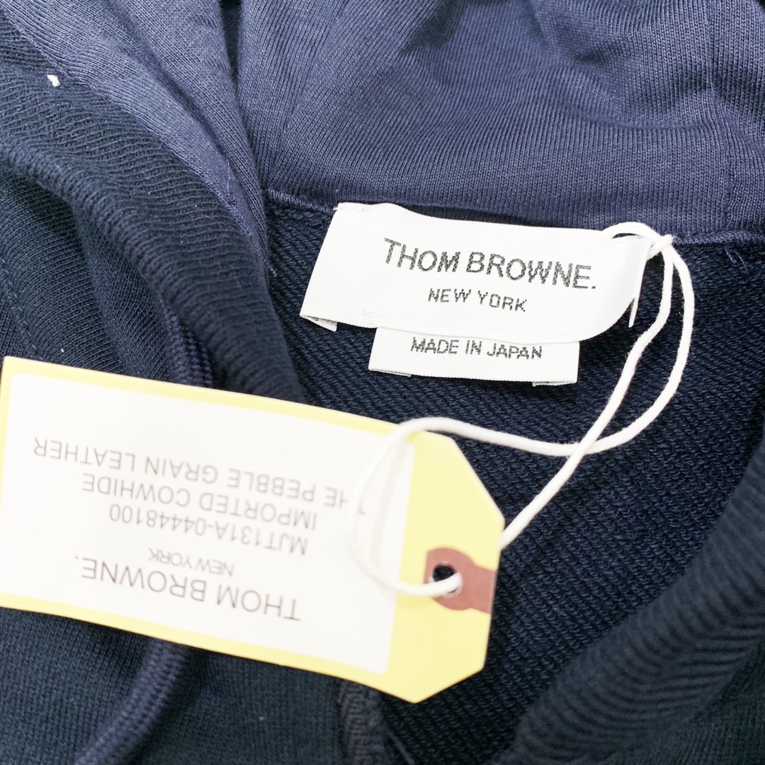 Thom Browne汤姆布朗 万年经典色织拉链外套