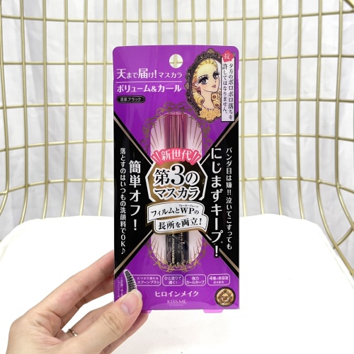 Kiss Me Heroine Make Volume & Curl Mascara - Waterproof, Smudgeproof 1 Kiss Me Heroine Make Volume & Curl Mascara - Waterproof, Smudgeproof