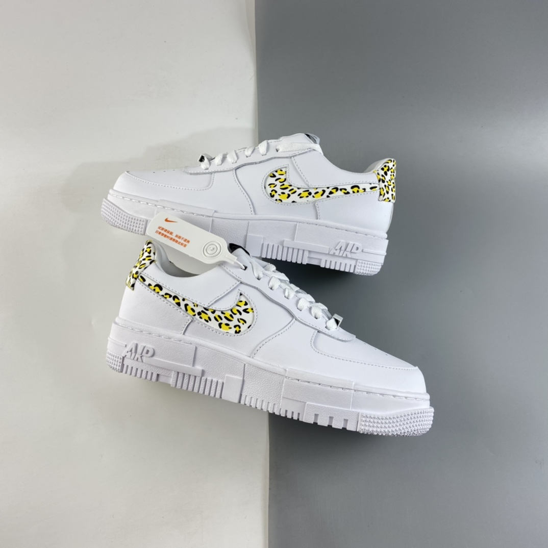 P200  NIKE Air Force 1 Pixel 解构风空军一号低帮休闲板鞋 DH9632-101