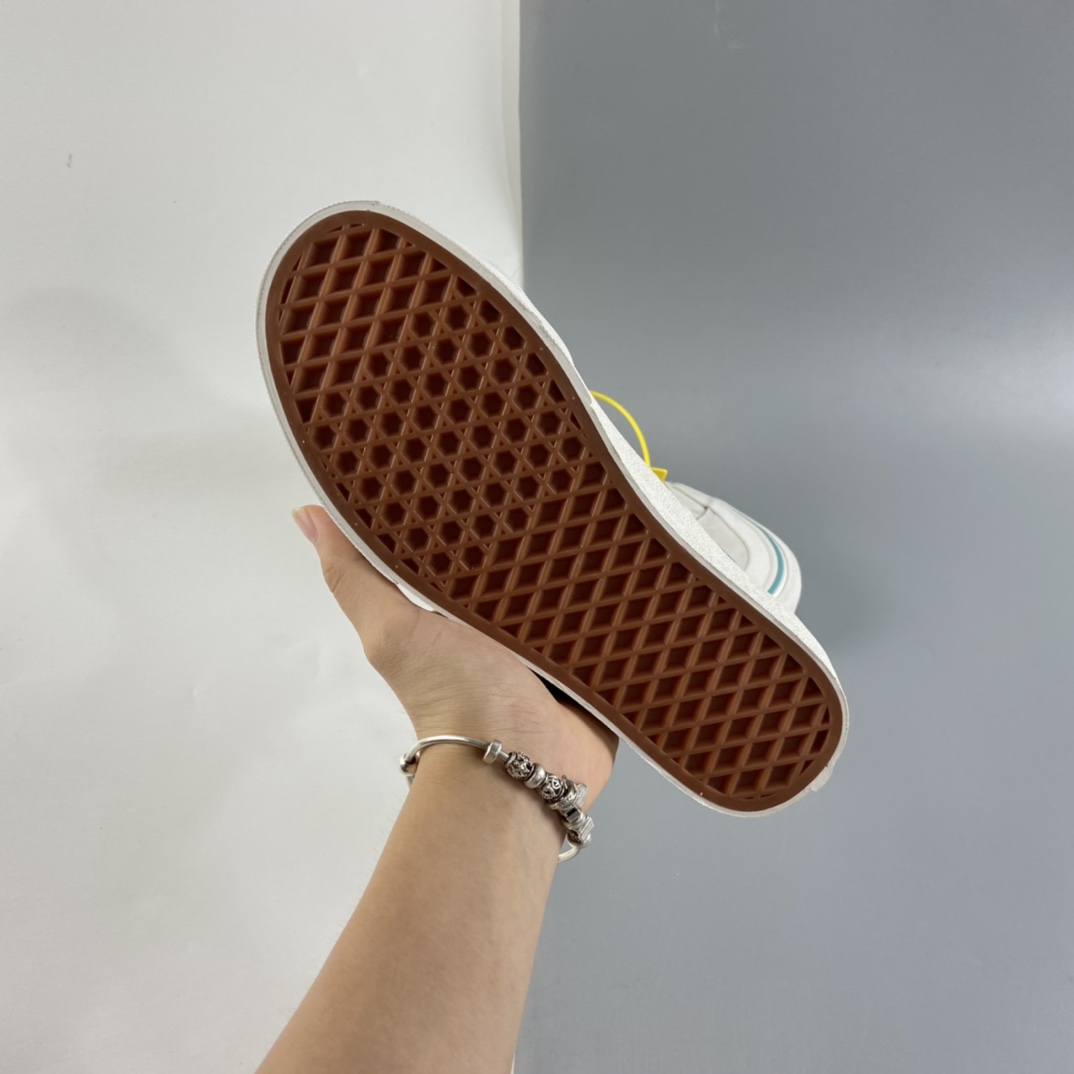 P150  VANS Style  36 万斯半月包头灰白果冻条雾霾蓝米色低帮滑板情侣鞋 VN0A32CJ6JA