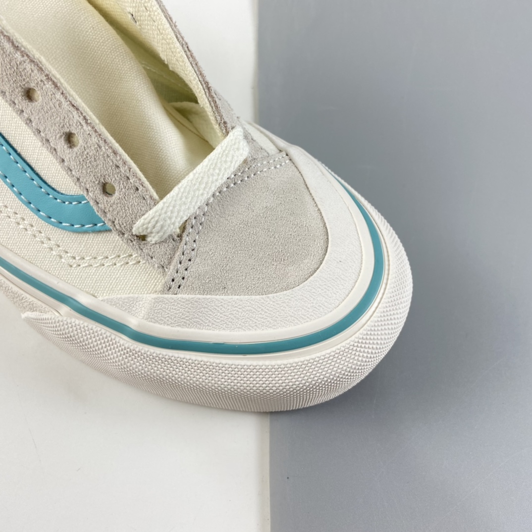 P150  VANS Style  36 万斯半月包头灰白果冻条雾霾蓝米色低帮滑板情侣鞋 VN0A32CJ6JA