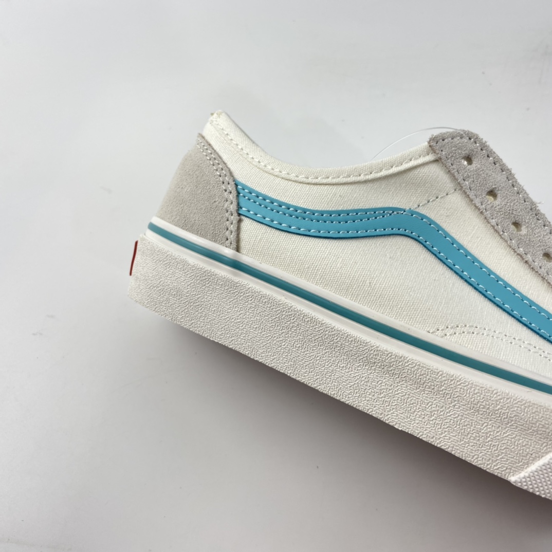 P150  VANS Style  36 万斯半月包头灰白果冻条雾霾蓝米色低帮滑板情侣鞋 VN0A32CJ6JA