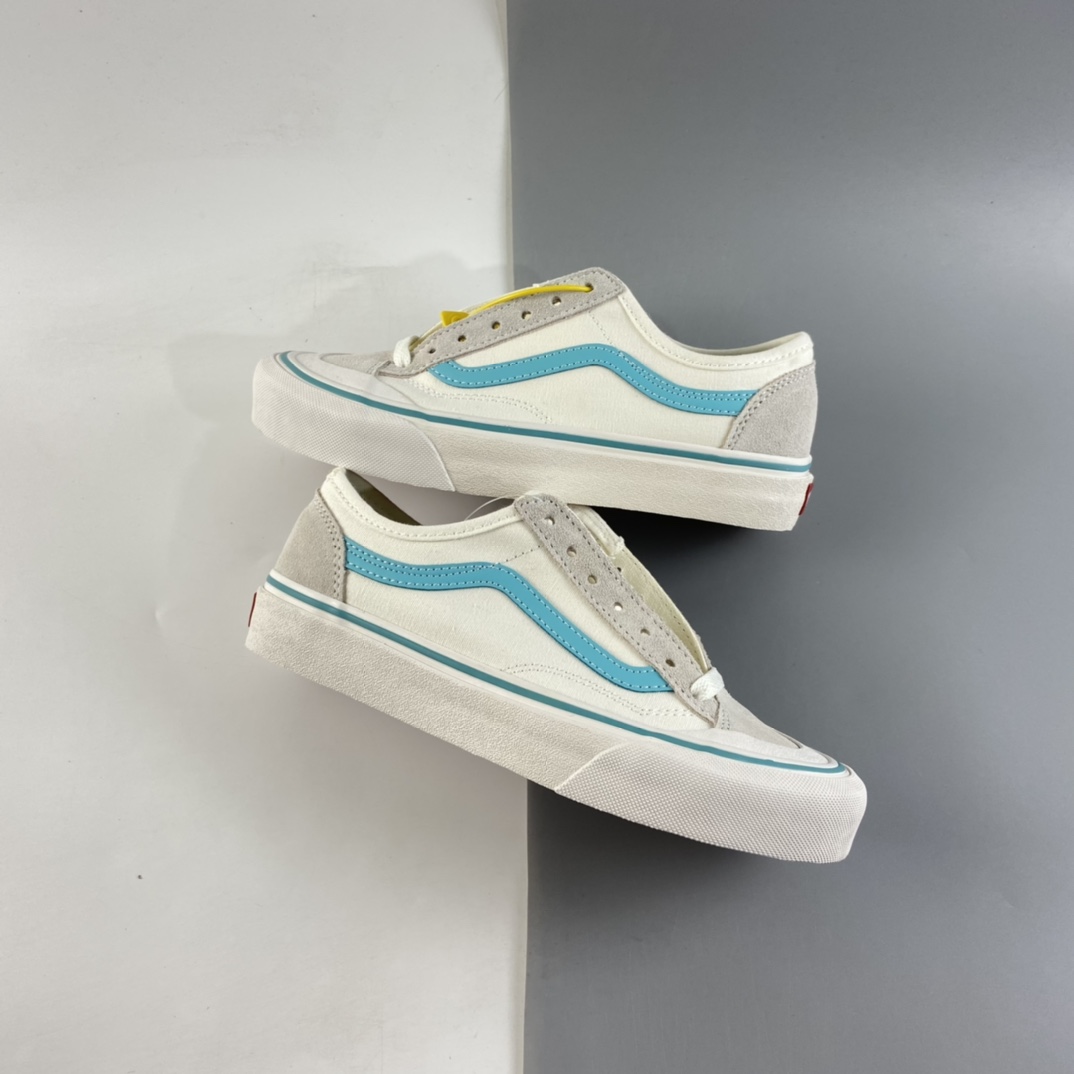 P150  VANS Style  36 万斯半月包头灰白果冻条雾霾蓝米色低帮滑板情侣鞋 VN0A32CJ6JA