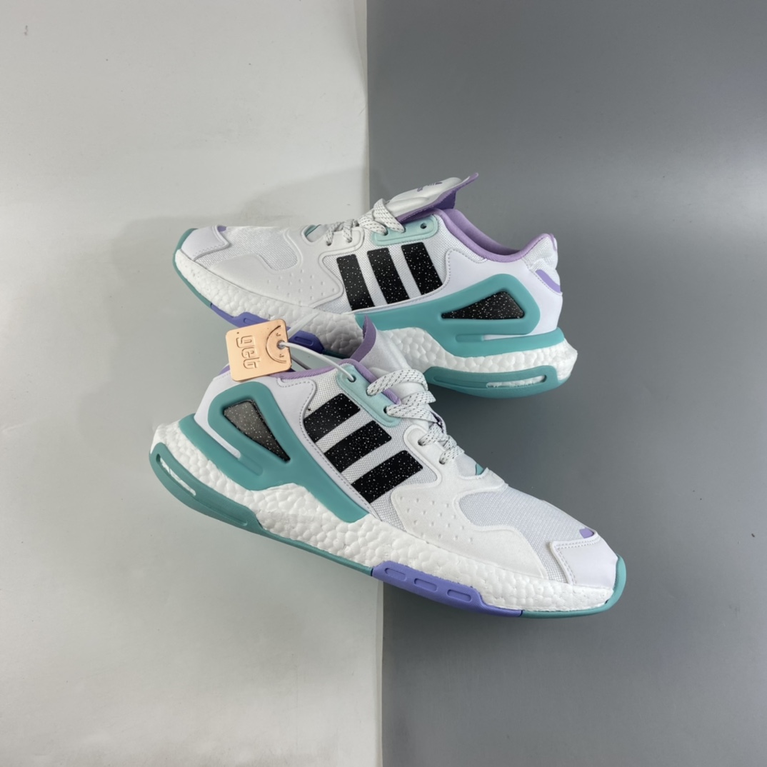 P220   Ad Originals 2020 Day Jogger Boost 三叶草2022版慢跑者系列高弹复古休闲运动跑鞋 H03262