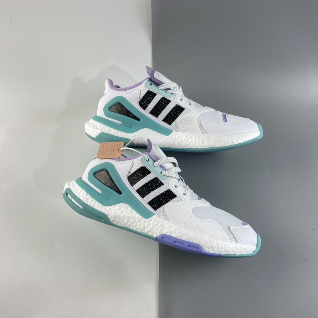 P220   Ad Originals 2020 Day Jogger Boost 三叶草2022版慢跑者系列高弹复古休闲运动跑鞋 H03262
