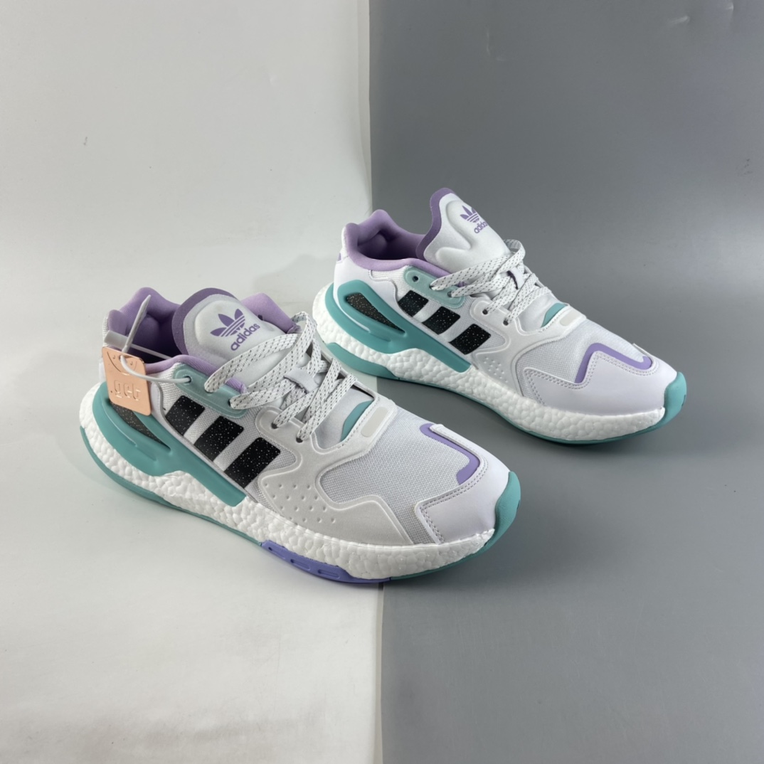 P220   Ad Originals 2020 Day Jogger Boost 三叶草2022版慢跑者系列高弹复古休闲运动跑鞋 H03262
