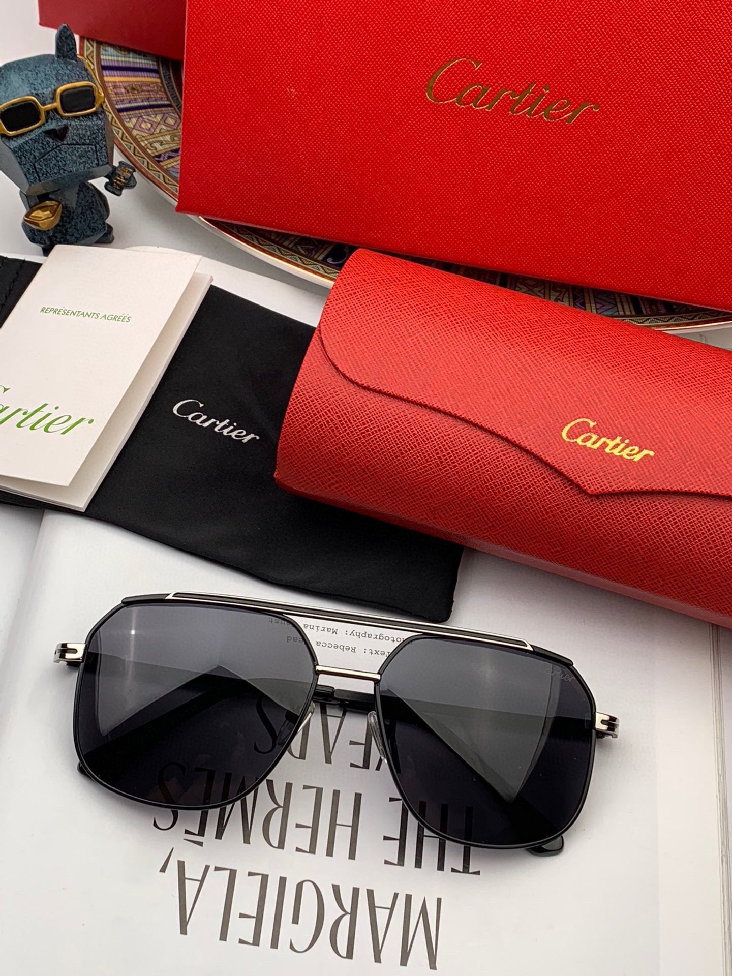 [Cartier Eyewear]Cartier Sunglasses Men