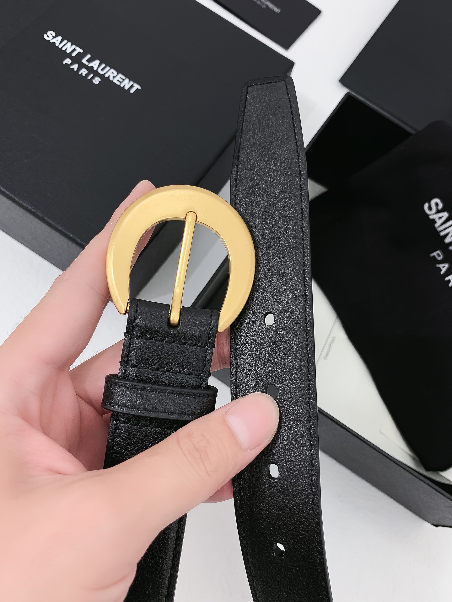 Types of Leatherlines for Gold Plating with Copper Buttons: 3 Options, 95-110CM Codes - 图片 3