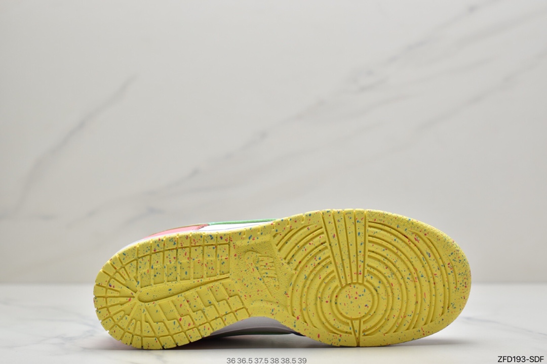 280 耐克NK Dunk SB  Low 白紫粉绿蓝色 鸳鸯 彩色拼接DD1872-100