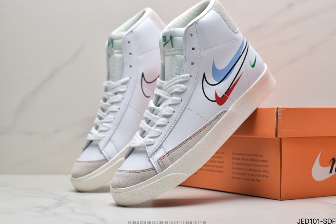 150 耐克Nike Blazer Mid ’1977 VNTG 经典开拓者高帮百搭休闲运动板鞋 DN7996-101