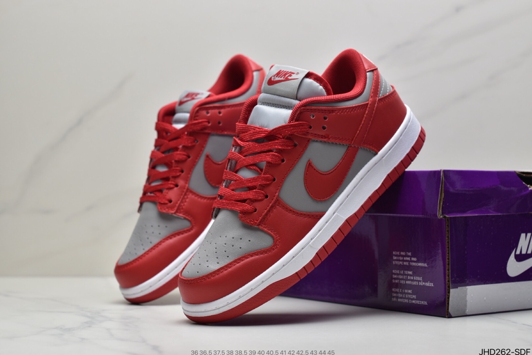 190 耐克Nike SB Dunk Low PRO QS大学灰红扣篮系列低帮休闲运动滑板板鞋DD1391-002