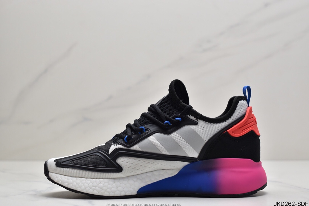 160 阿迪达斯Adidas Originals ZX 2K Boost 休闲运动跑鞋  FX8835