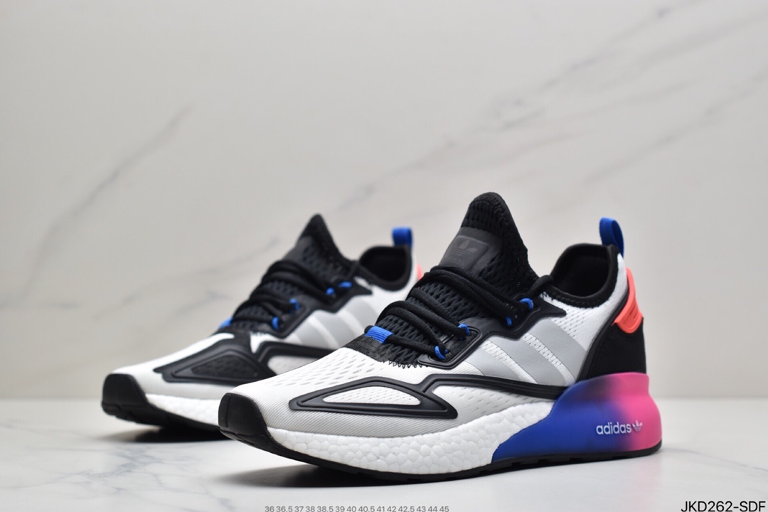 160 阿迪达斯Adidas Originals ZX 2K Boost 休闲运动跑鞋  FX8835