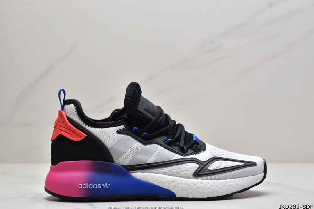 160 阿迪达斯Adidas Originals ZX 2K Boost 休闲运动跑鞋  FX8835