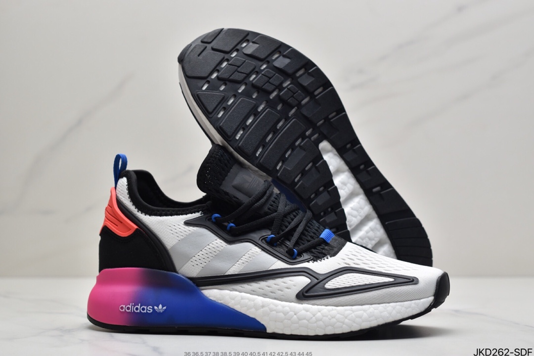 160 阿迪达斯Adidas Originals ZX 2K Boost 休闲运动跑鞋  FX8835