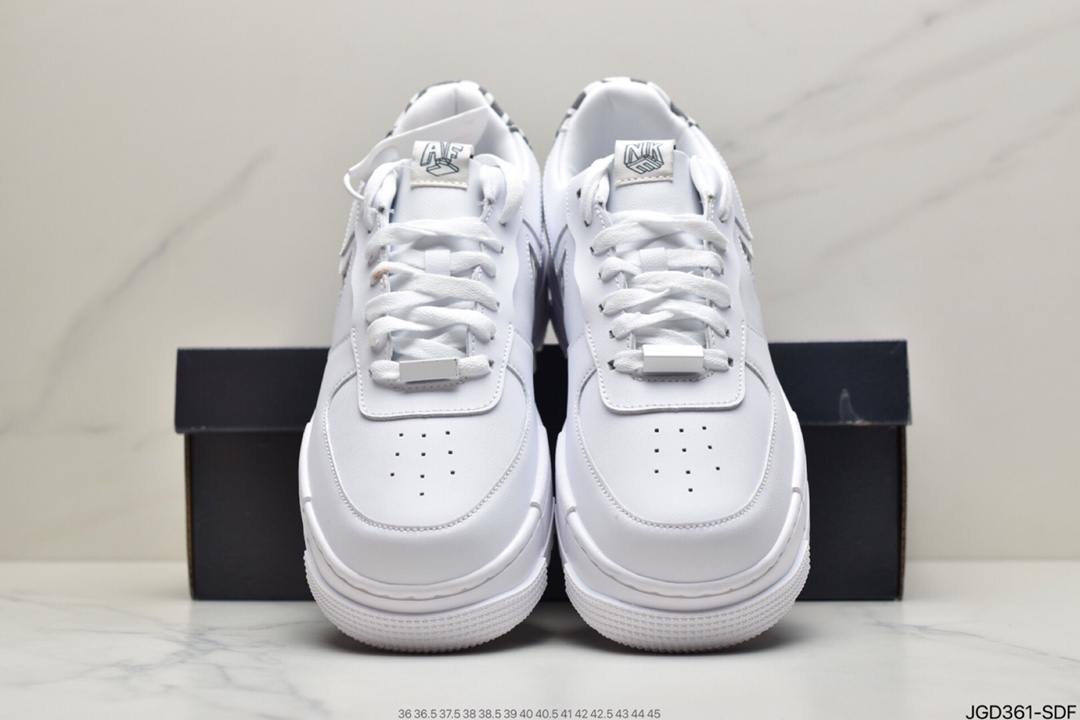 180 耐克/NIKE 耐克空军低帮板鞋  白豹纹 小清新解构风运动板鞋 DH9632-101
