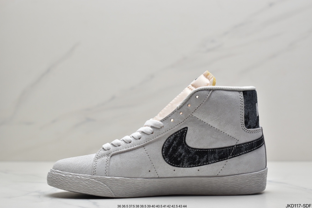 160 NIKE耐克男女鞋秋季Blazer Mid开拓者猪八戈运动高帮休闲鞋板鞋DA1839-300
