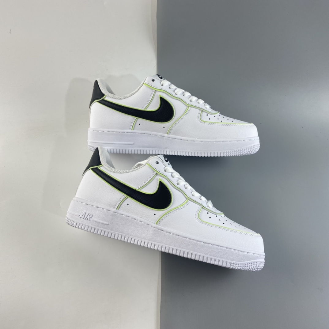 P240  NIKE Air Force 1 Low ’07 “黑白夜光”低帮空军一号休闲板鞋 CW2288-304