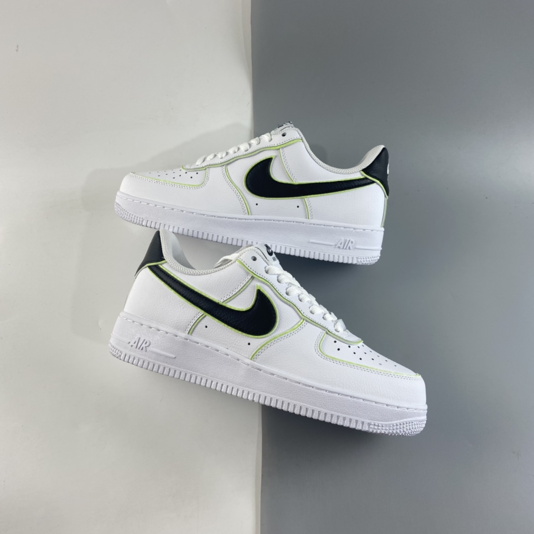 P240  NIKE Air Force 1 Low ’07 “黑白夜光”低帮空军一号休闲板鞋 CW2288-304