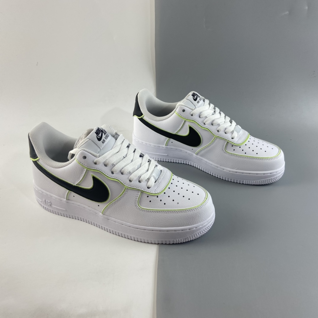 P240  NIKE Air Force 1 Low ’07 “黑白夜光”低帮空军一号休闲板鞋 CW2288-304