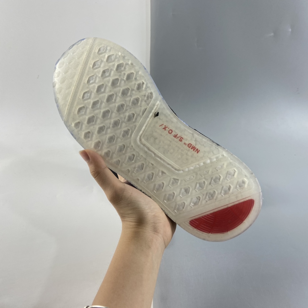 P220  AD NMD_R1 SPECTOO 阿迪三叶草低帮休闲爆米花跑步鞋 FX6819
