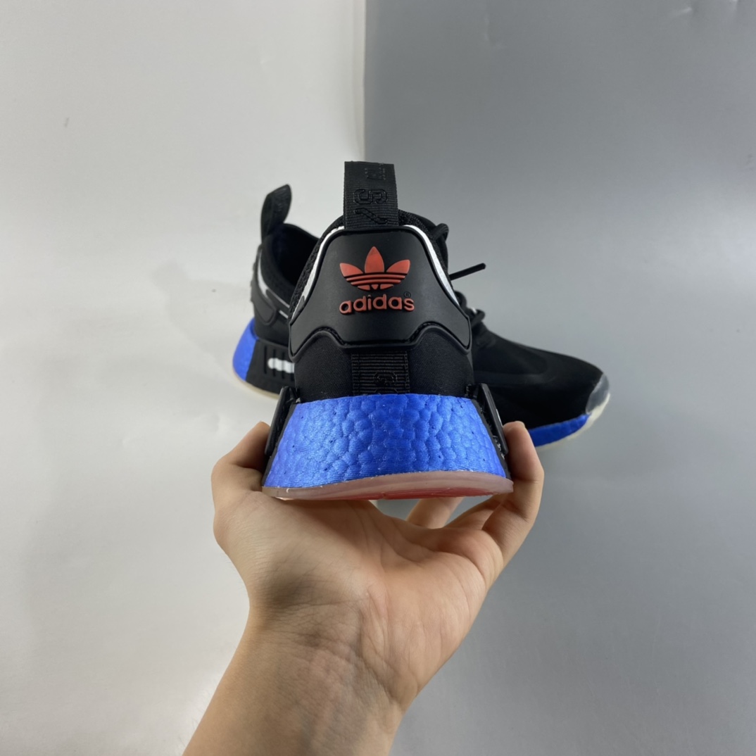 P220  AD NMD_R1 SPECTOO 阿迪三叶草低帮休闲爆米花跑步鞋 FX6819