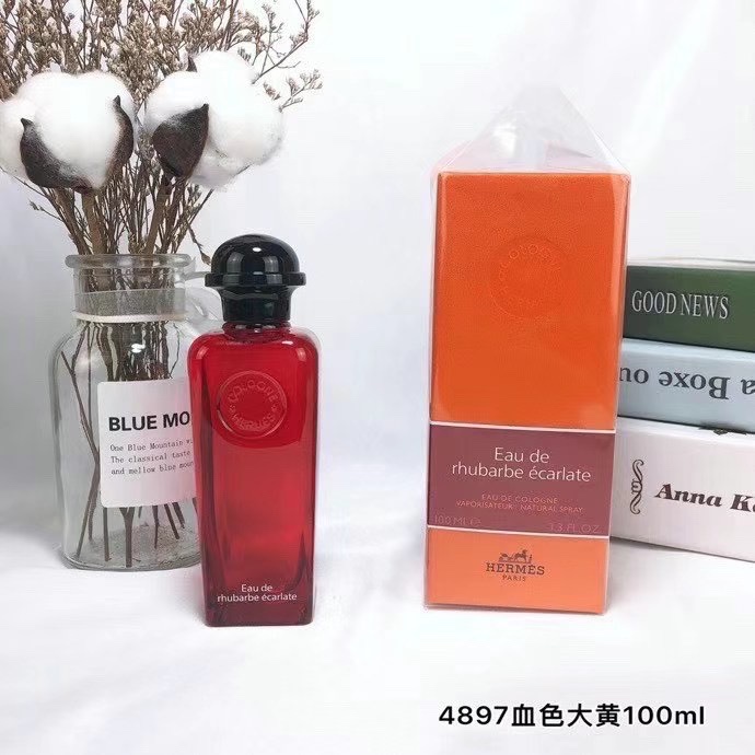 Hermes Perfume Black Blue Gold Green Orange Pink Red White Yellow