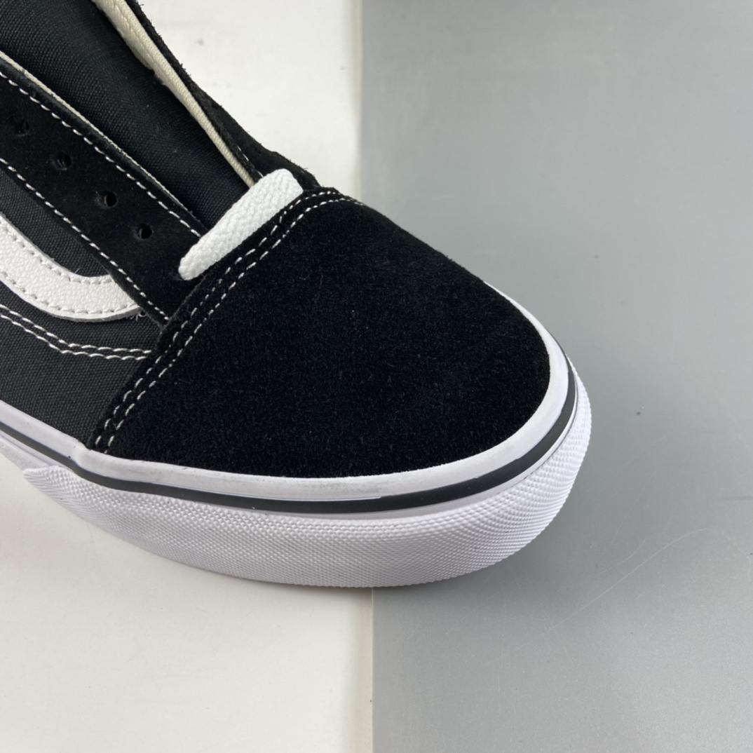 P140  Vans Old Skool 黑白低帮经典半拖一脚蹬 VN0A3MUS6BT