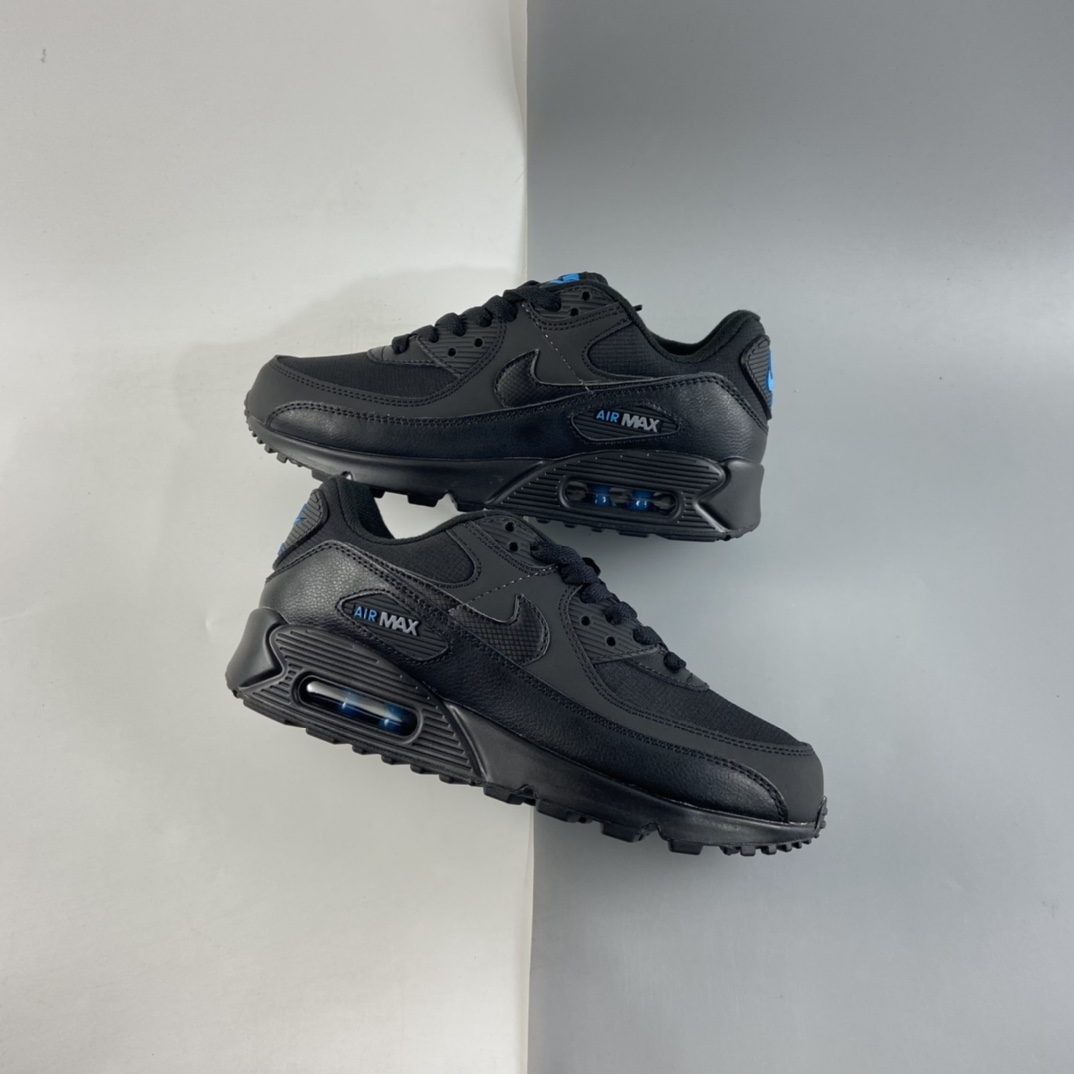 P200  NIKE Air Max 90 “Black” 黑蓝色 30周年纪念款 DC4116-002