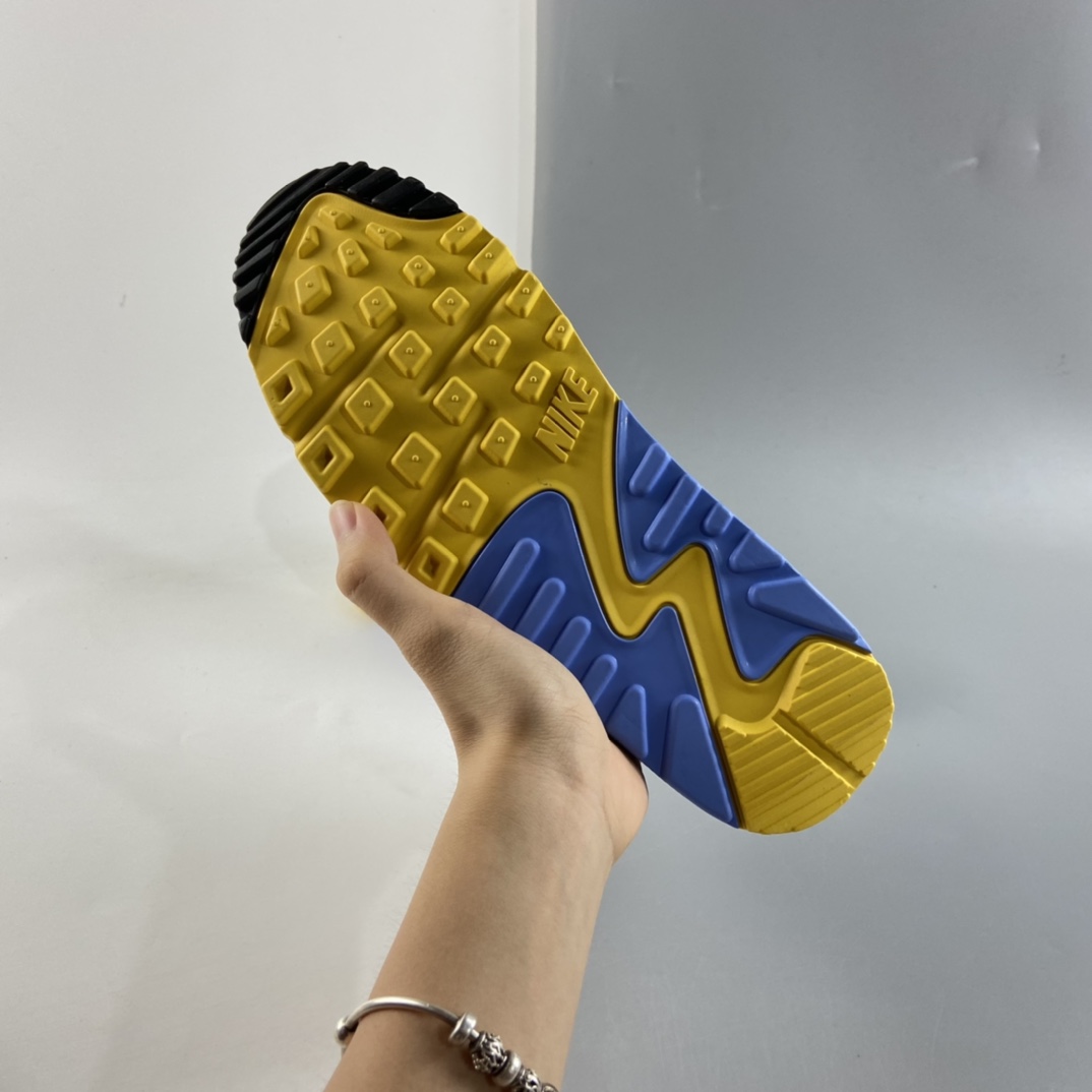P200 NIKE Air Max 90 “Solar Flare”白蓝黄 拼色 30周年纪念款 CZ3950-100