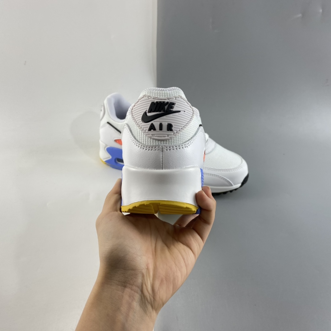 P200 NIKE Air Max 90 “Solar Flare”白蓝黄 拼色 30周年纪念款 CZ3950-100