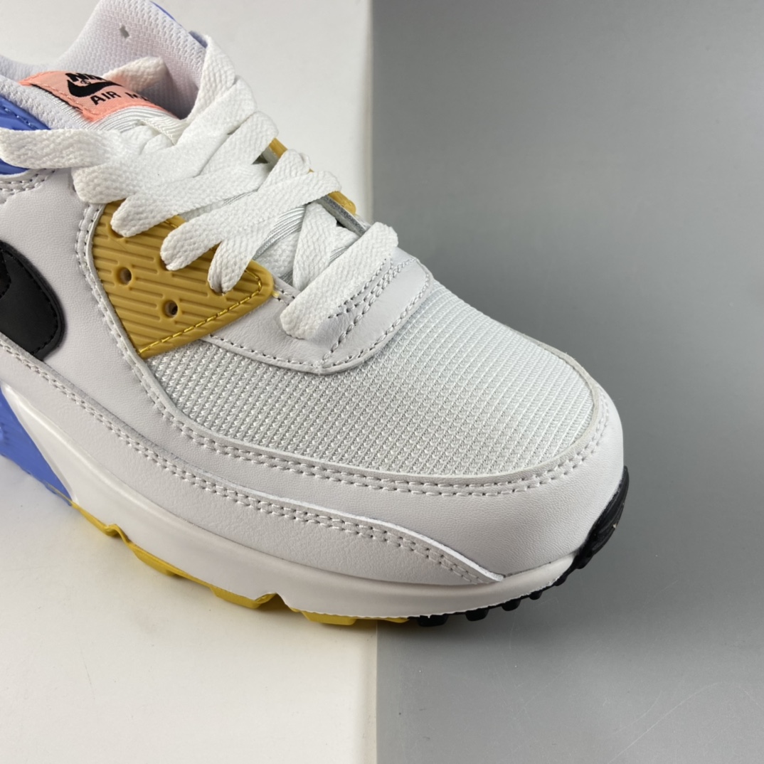 P200 NIKE Air Max 90 “Solar Flare”白蓝黄 拼色 30周年纪念款 CZ3950-100