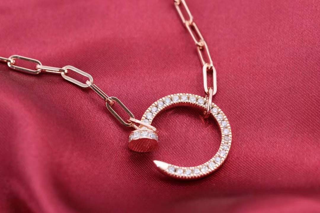 Cartier Cartier 卡地亚 粗链钉子 满钻项链