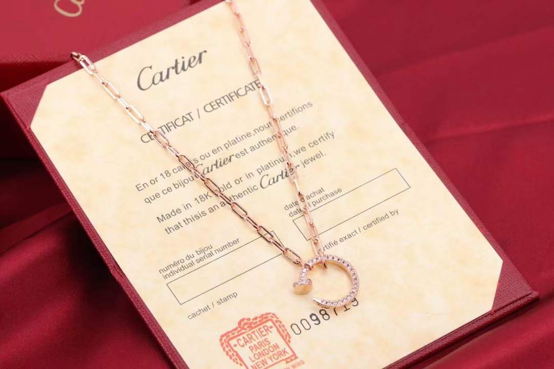 Cartier Cartier 卡地亚 粗链钉子 满钻项链